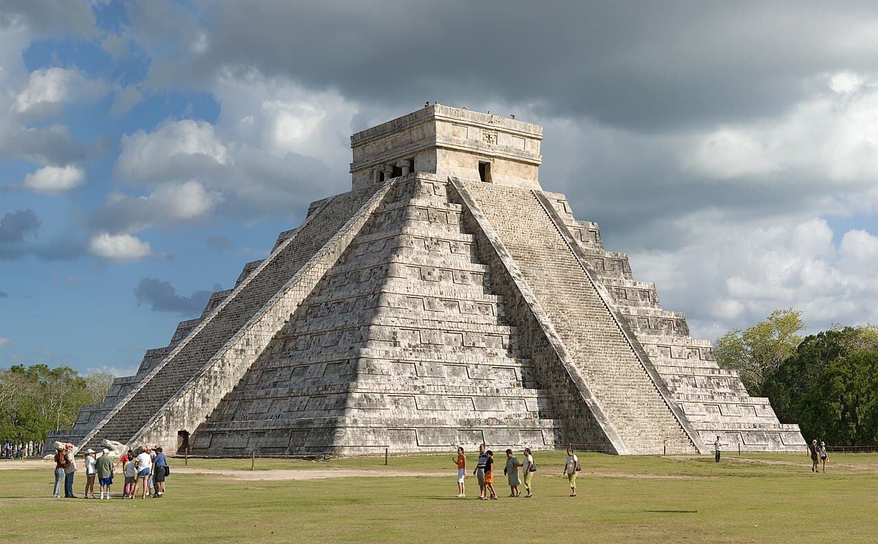 El Castillo pyramid at the Chichén Itzá ruins near Cancún
