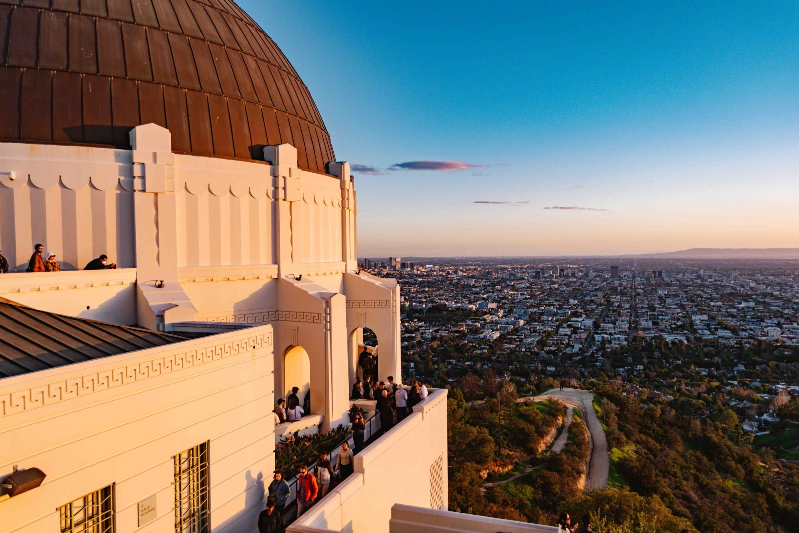Griffith Observatory overlooking Los Angeles