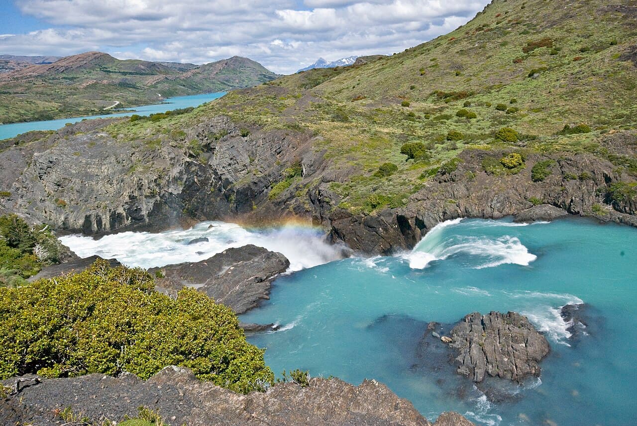 Salto Grande waterfall in Torres del Paine National Park
